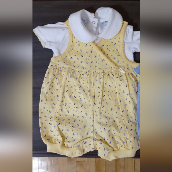 Girl Spring Onesie | All Mine | 3-6 month | Set of 2 - Picture 2 of 9